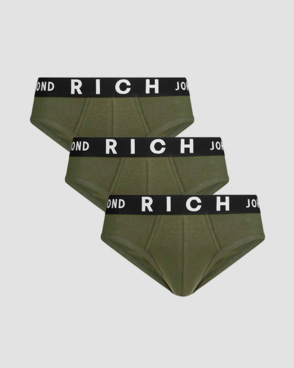 Richmondunderwear Tripack slip vita bassa in cotone pettinato Vendita Economica