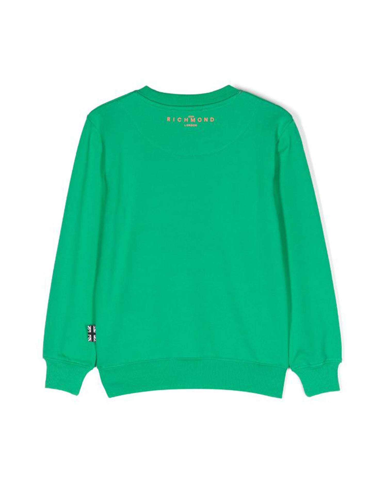 John Richmond kids Felpa con logo sul davanti Vendite Flash