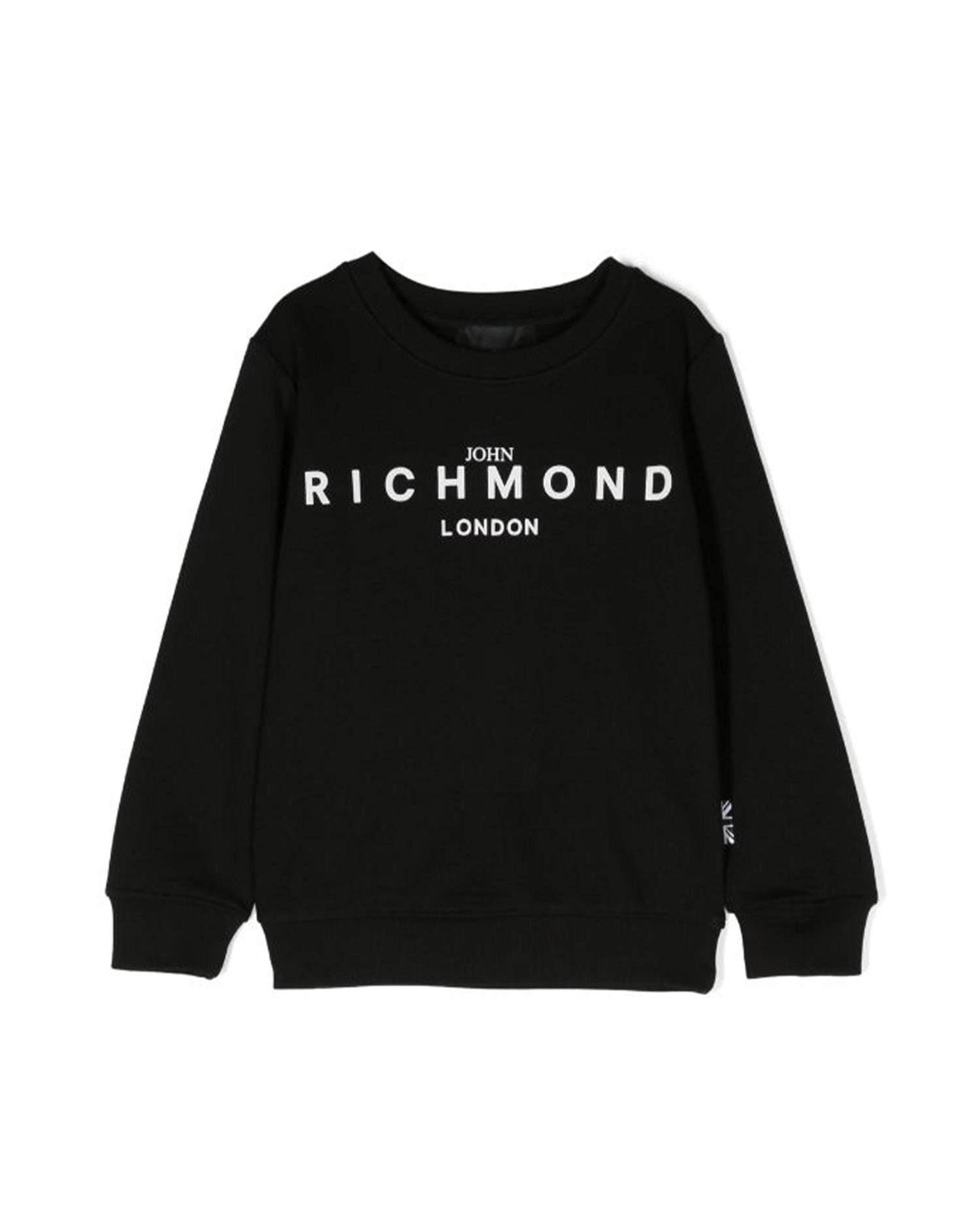 John Richmond kids Felpa con logo sul davanti Vendite Flash