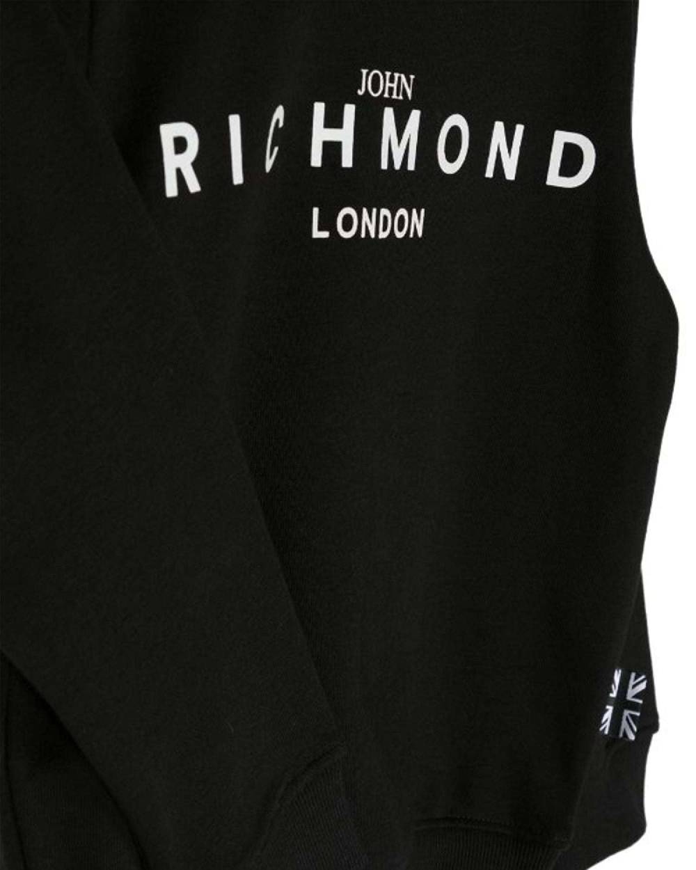 John Richmond kids Felpa con logo sul davanti Vendite Flash