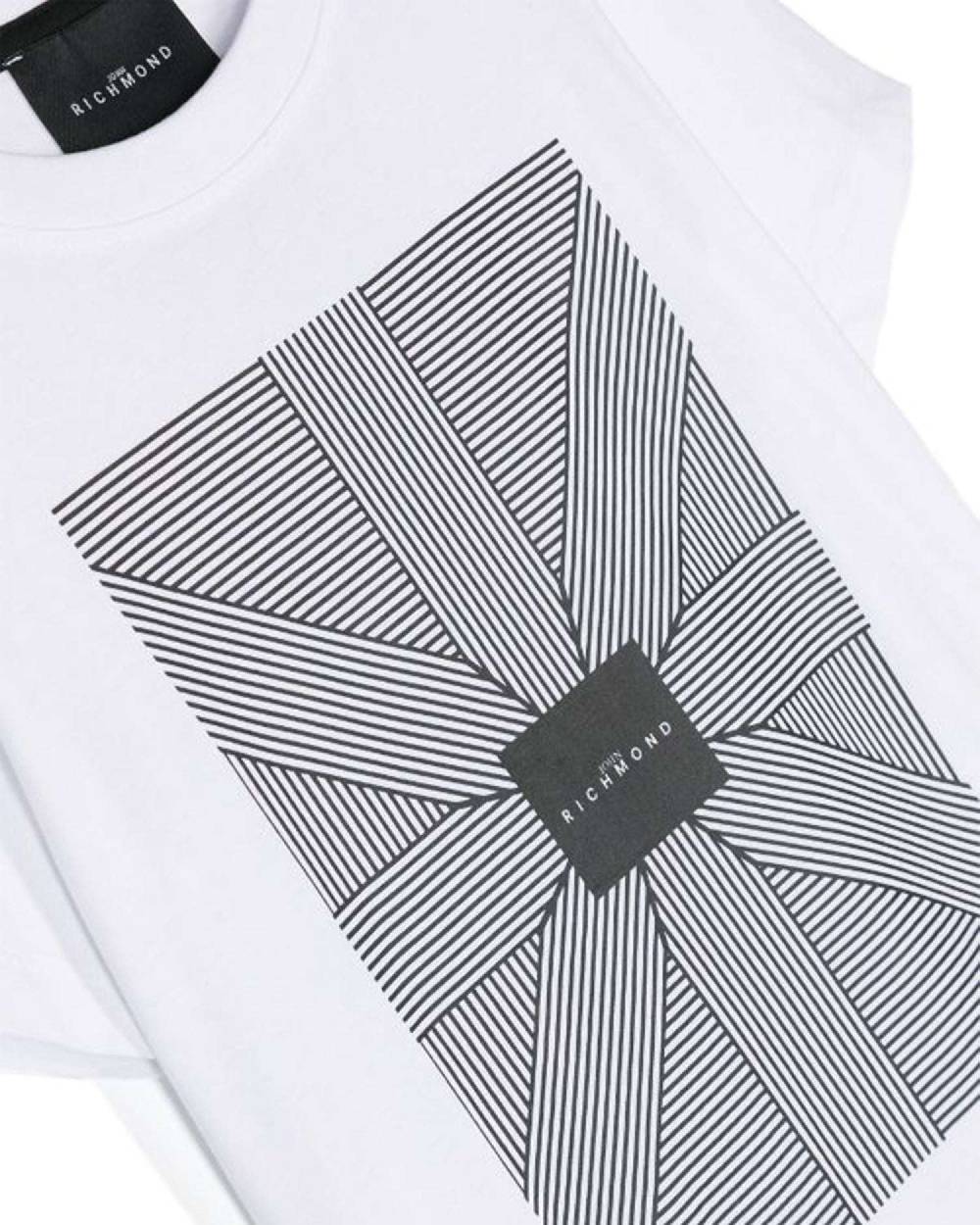 John Richmond kids T-shirt con grafica sul davanti Negozio