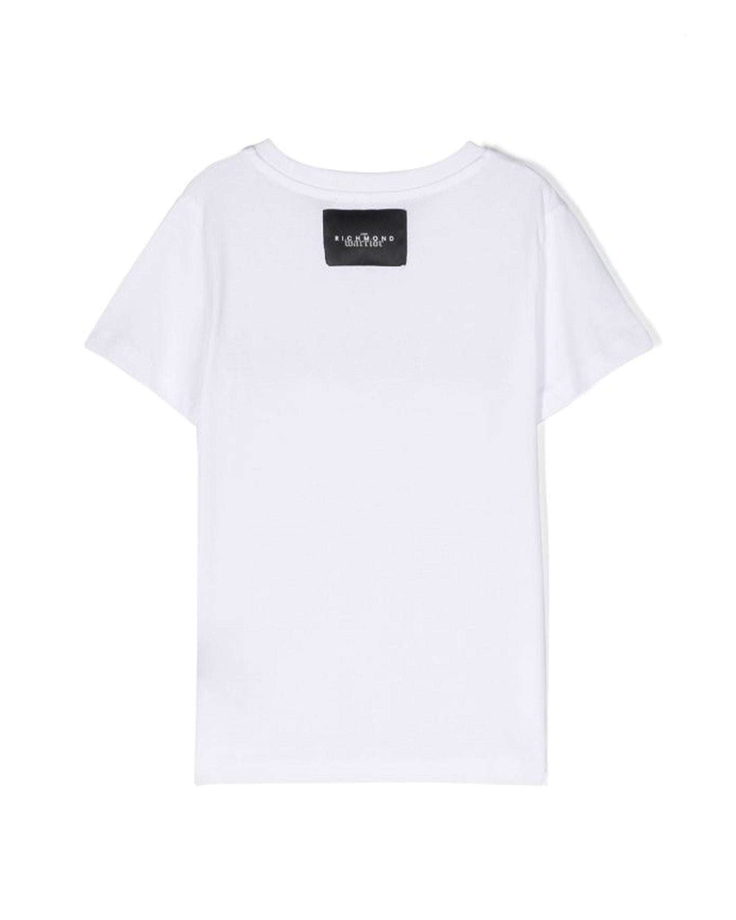 John Richmond kids T-shirt con logo sul davanti In Saldo