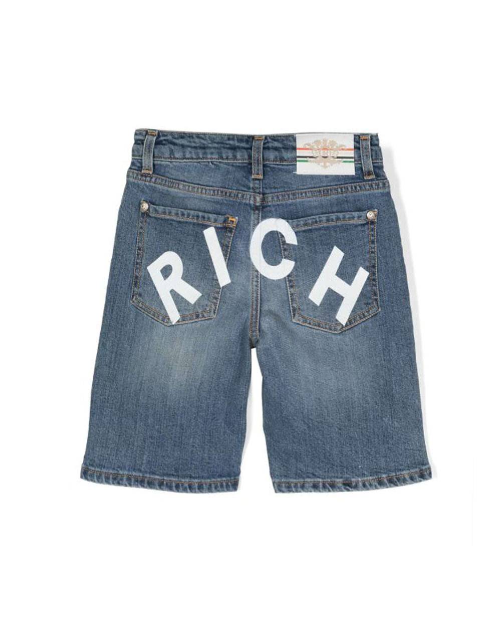 John Richmond kids Bermuda in denim Rich Nuova