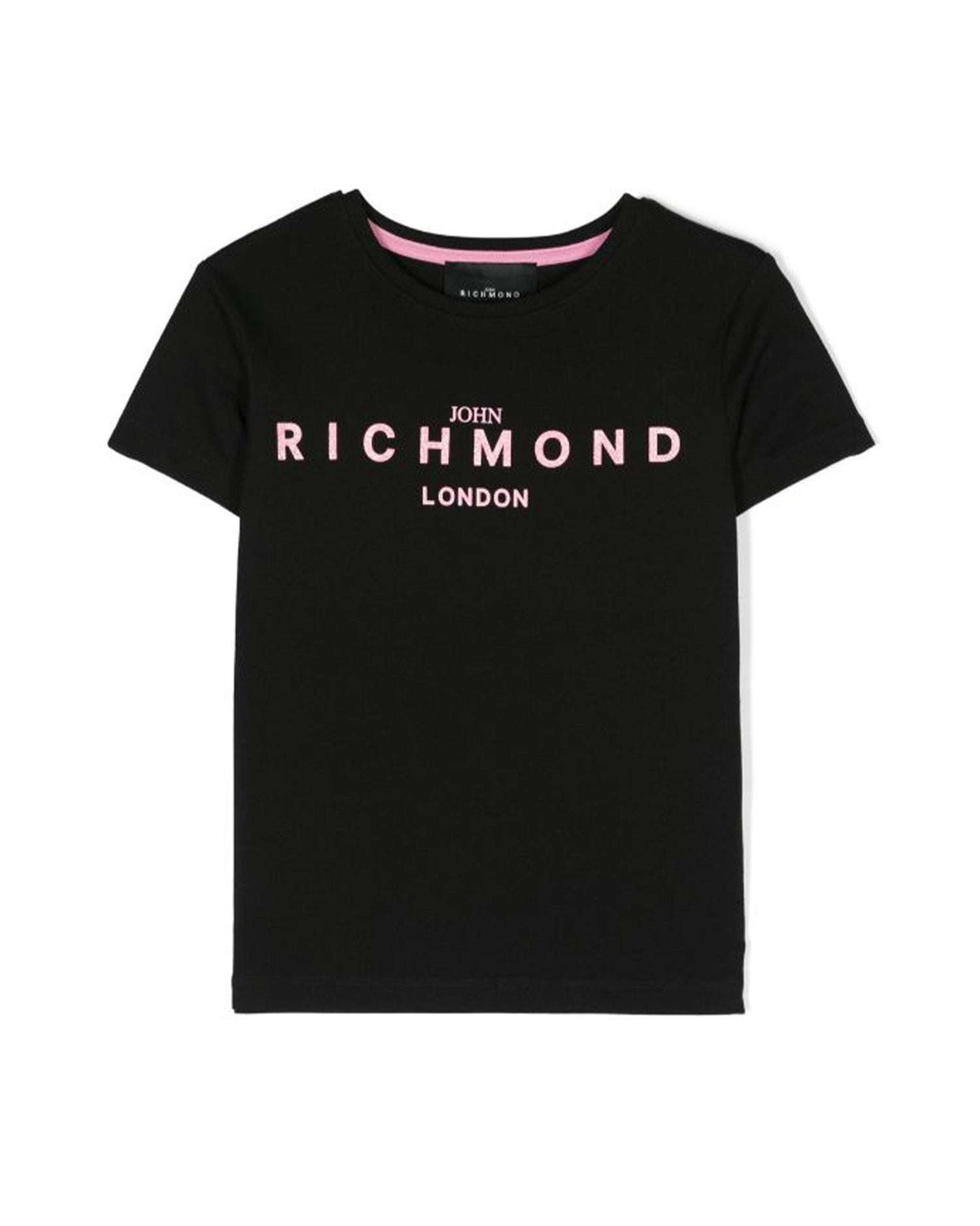 John Richmond kids T-shirt con logo sul davanti In Saldo