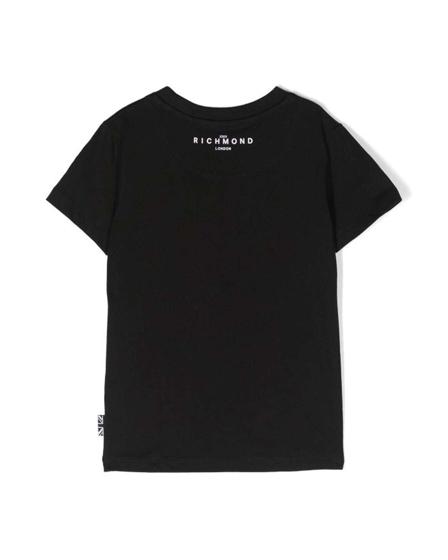 John Richmond kids T-shirt con logo sul davanti Italia