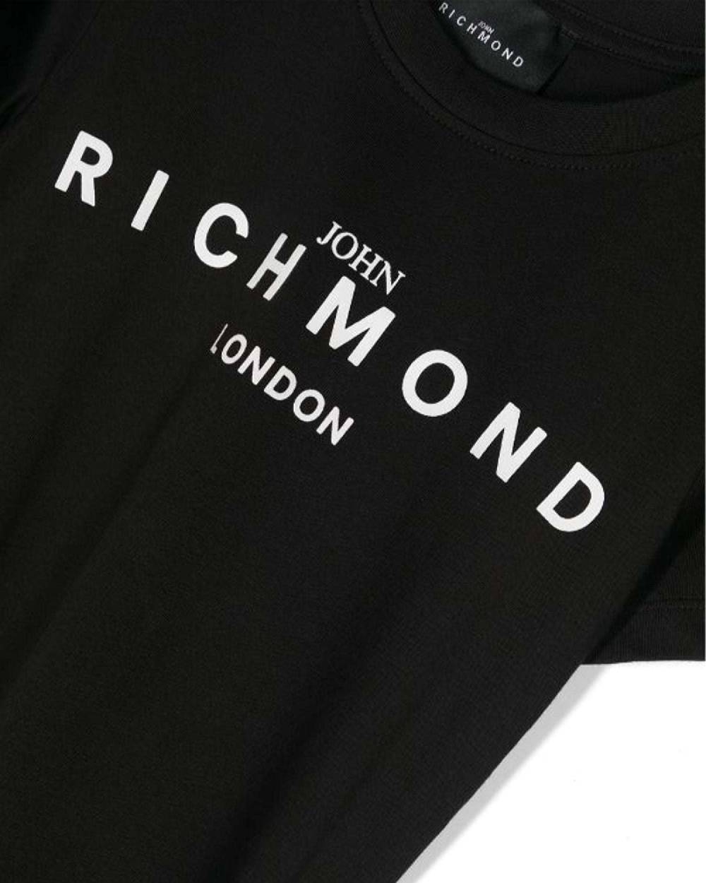 John Richmond kids T-shirt con logo sul davanti Italia
