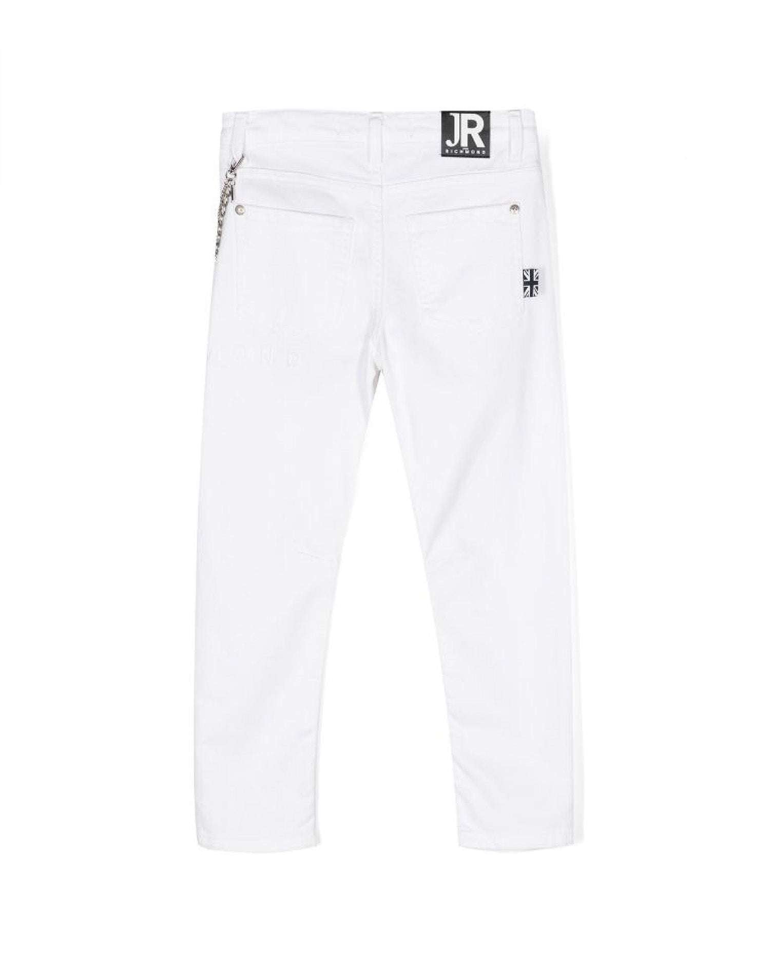 John Richmond Jeans slim con catena removibile Nuovo