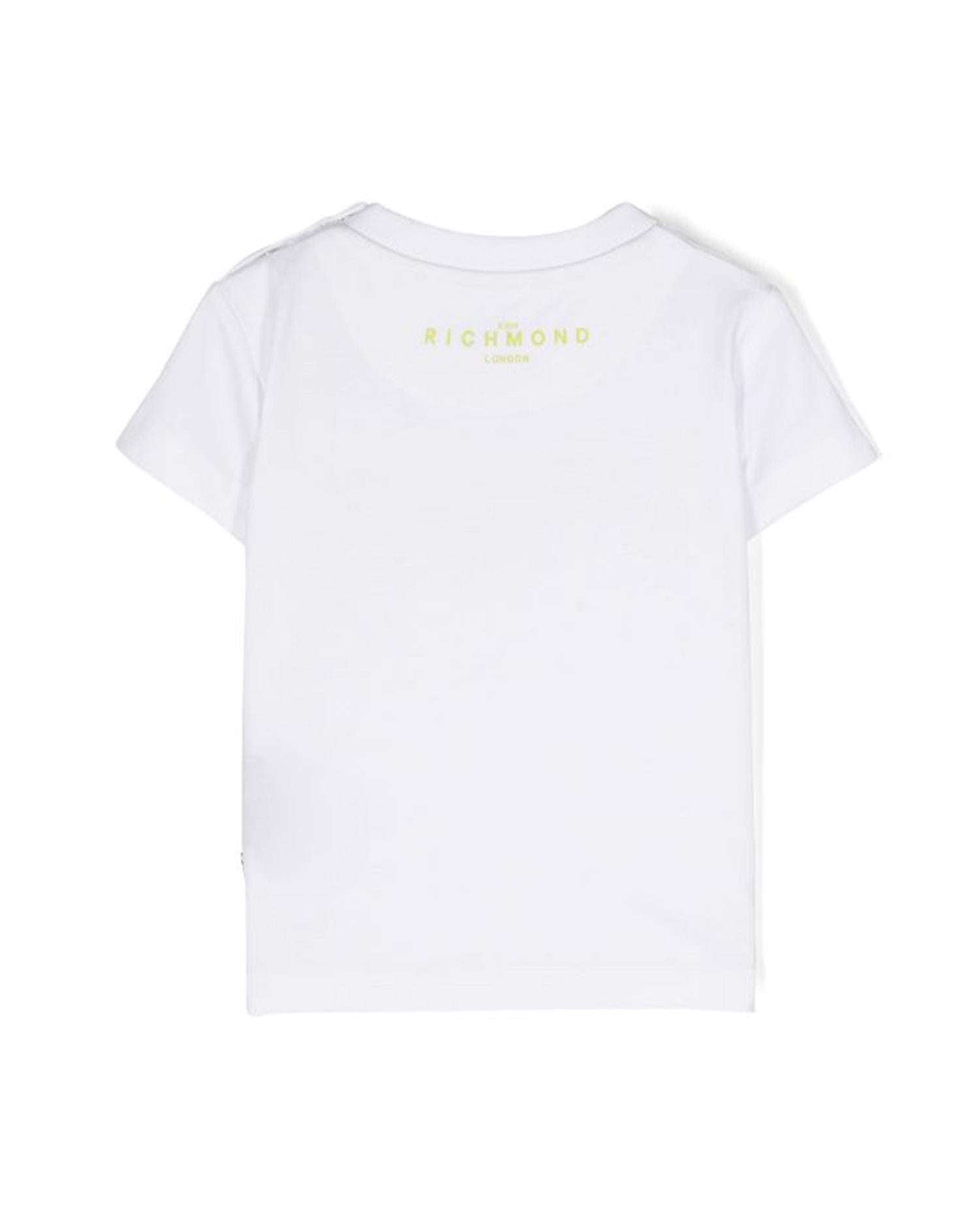 John Richmond kids T-shirt con logo sul davanti Qualità
