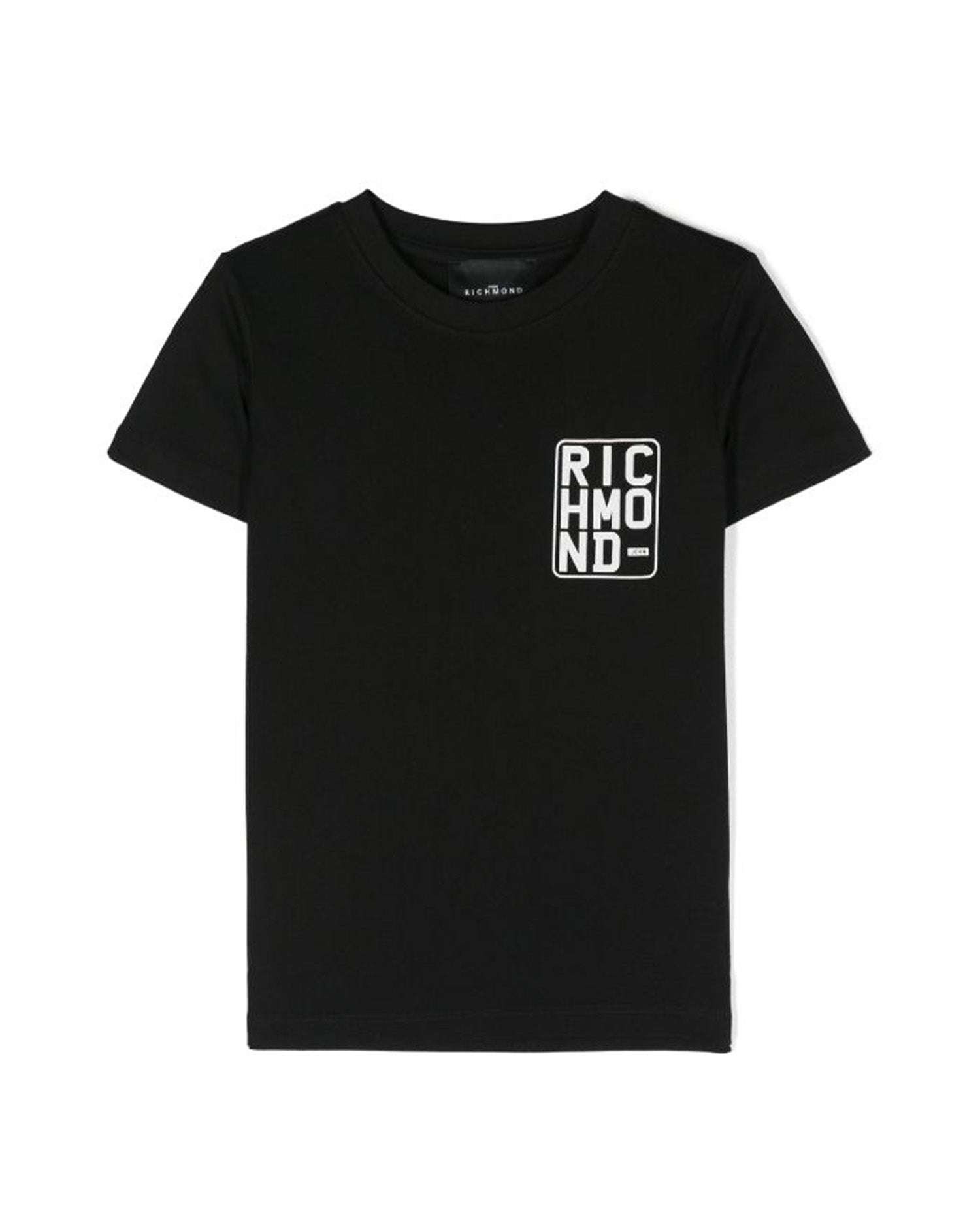 John Richmond kids T-shirt con logo sul davanti Vendita
