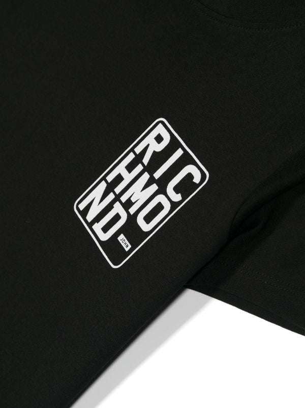 John Richmond kids T-shirt con logo sul davanti Vendita