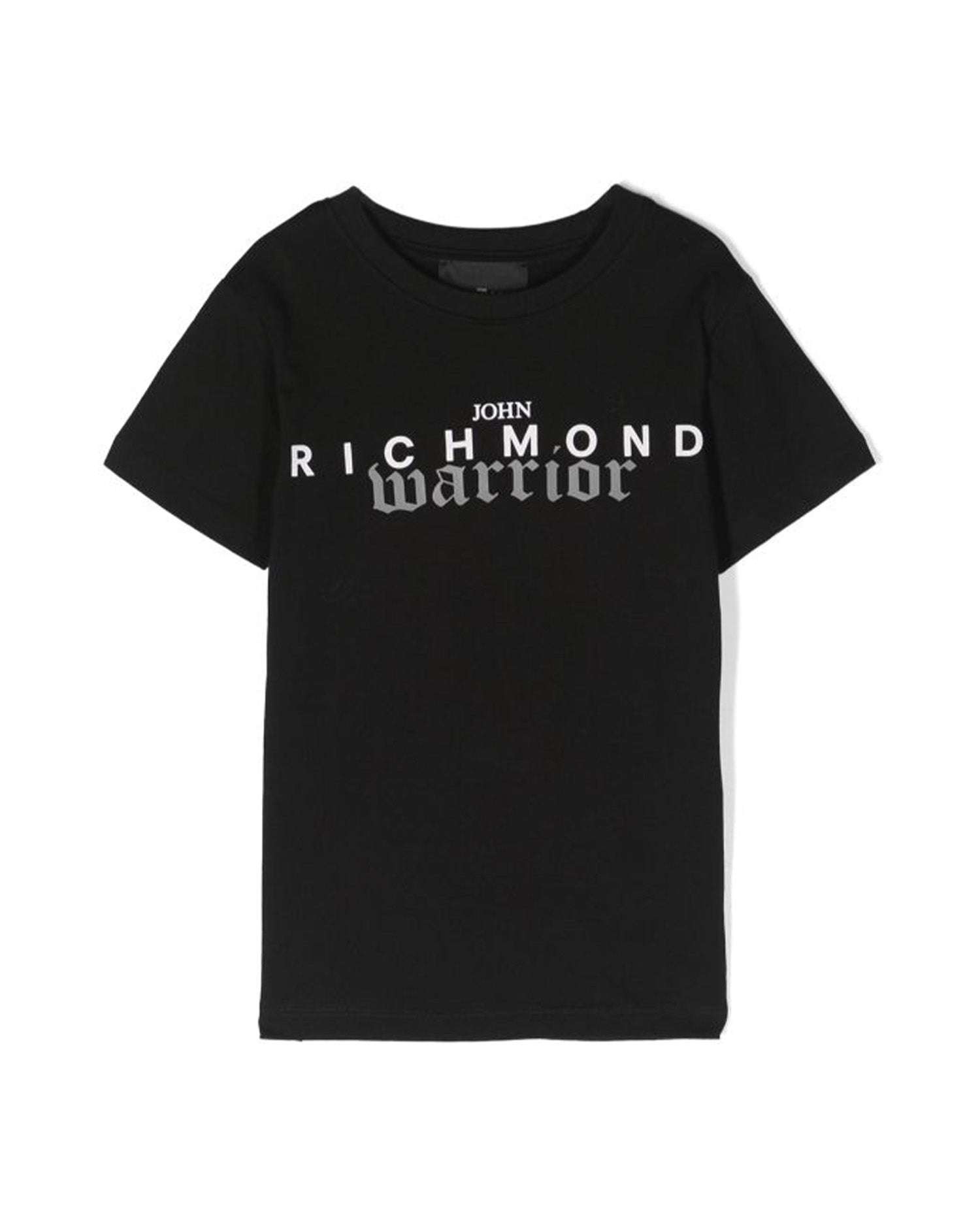 John Richmond kids T-shirt con logo sul davanti Promozione