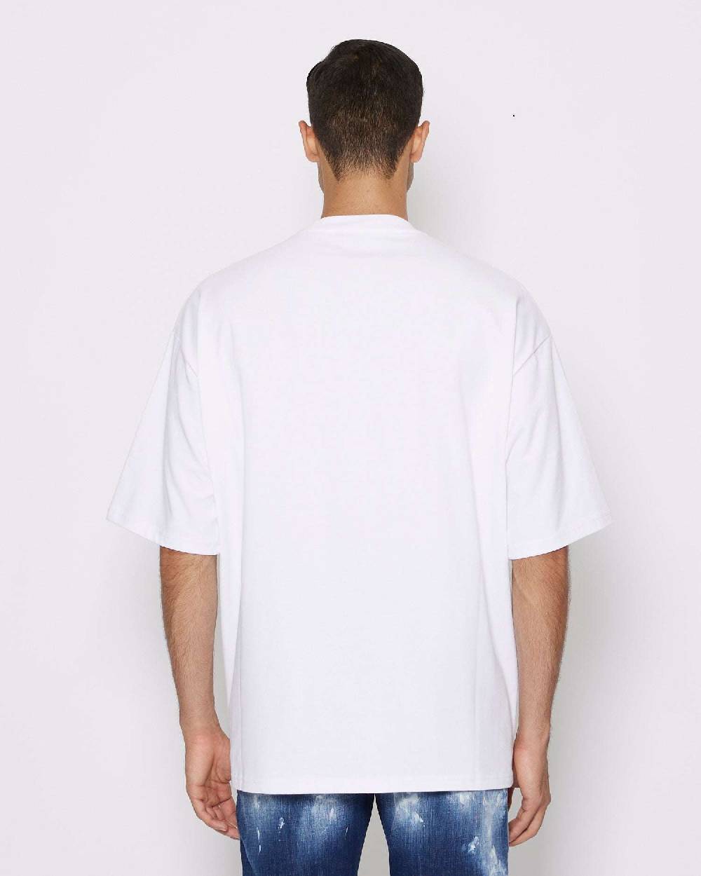 John Richmond T-shirt over con logo sul davanti 2025