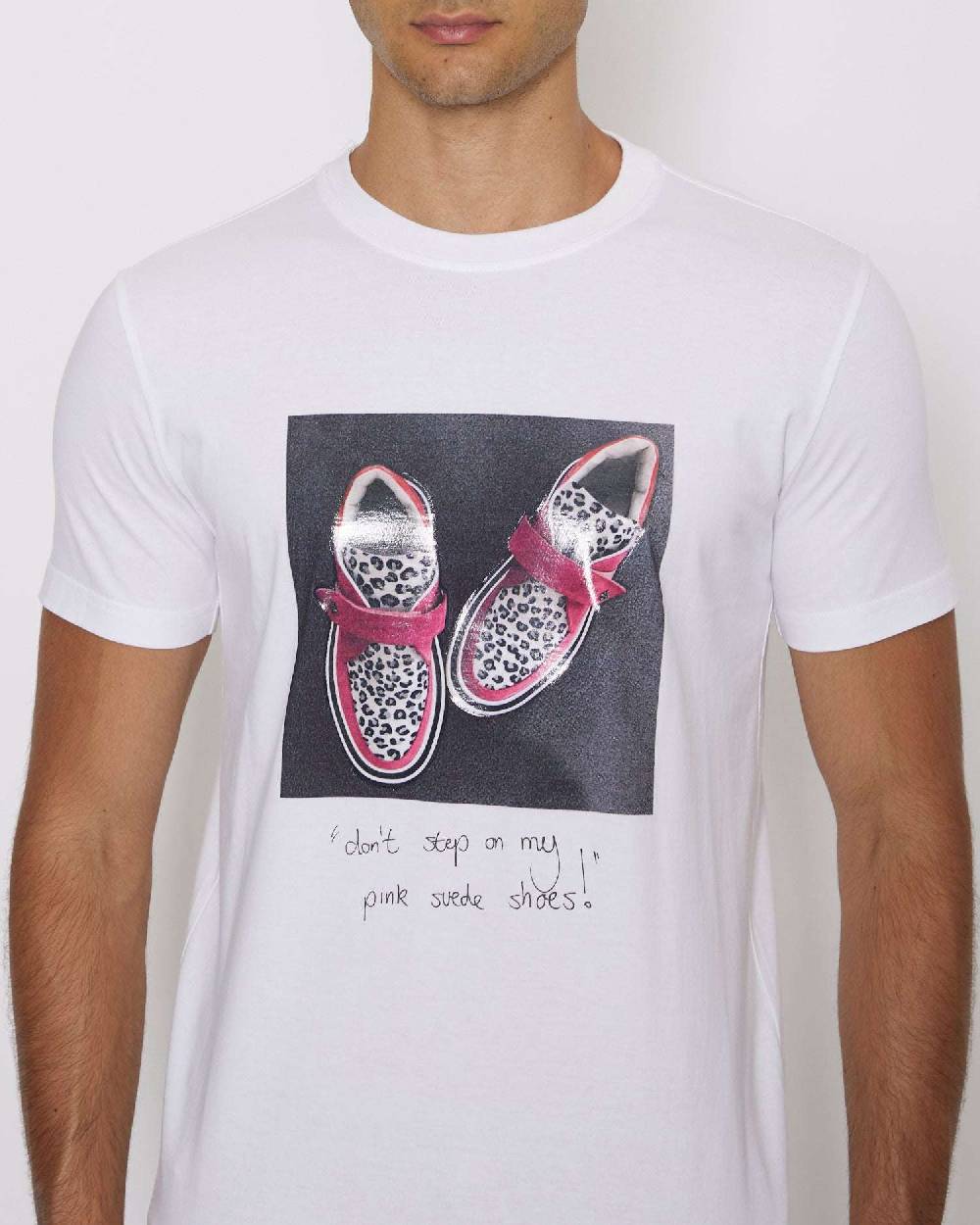 John Richmond T-shirt con grafica sul davanti Italia