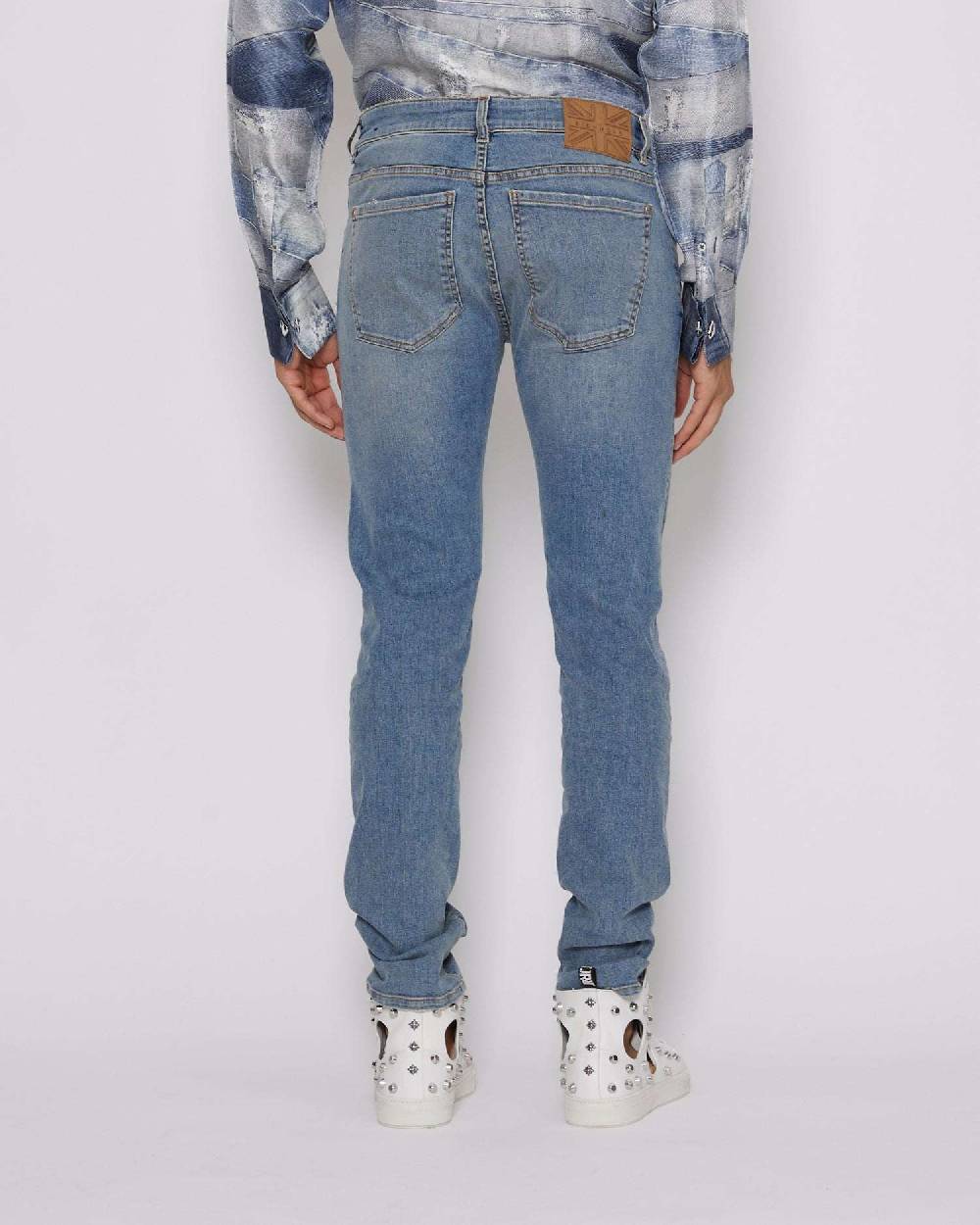 John Richmond Jeans slim con lavaggio effetto used Soddisfazione Garantita