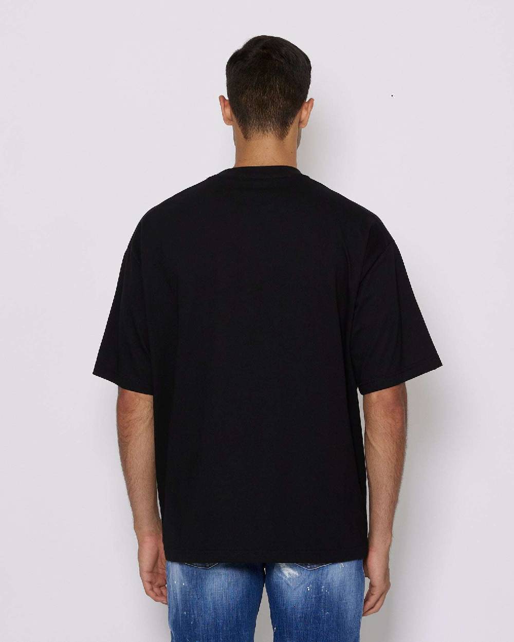 John Richmond T-shirt over con logo sul davanti Promozione Limitata