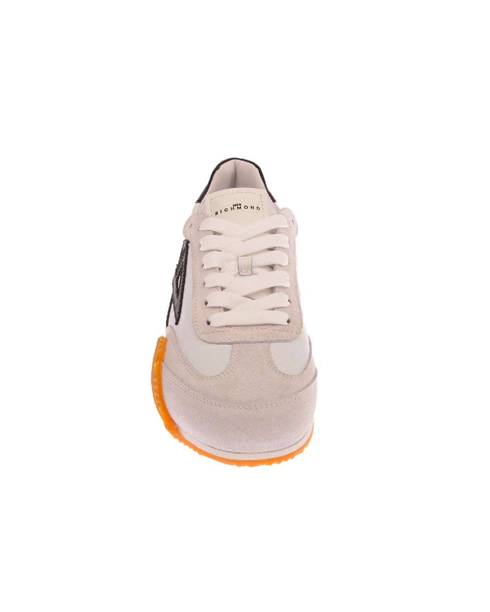 John Richmond Sneakers tricolor con logo "JR" laterale Sconto