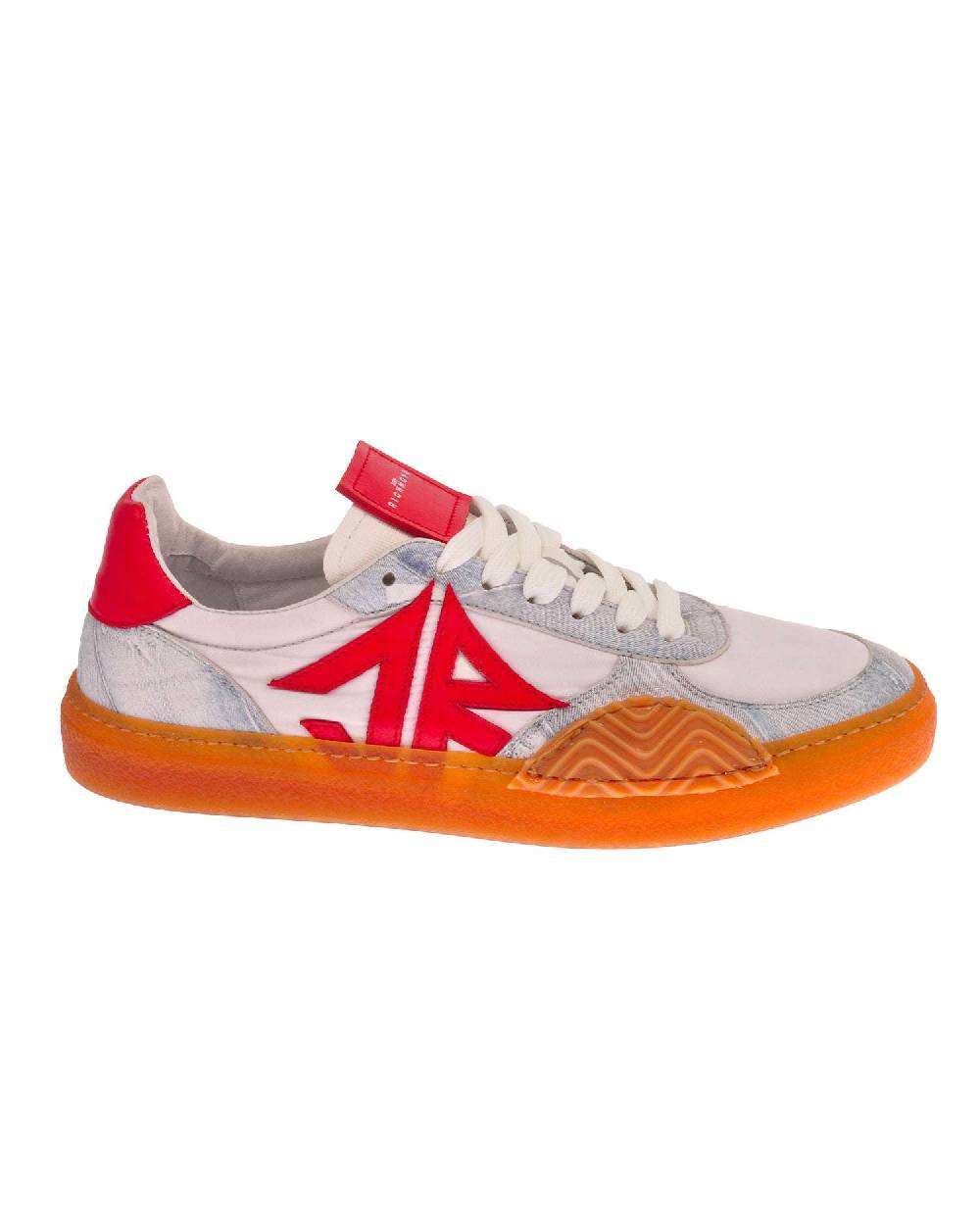 John Richmond Sneakers tricolor con logo laterale In Vendita