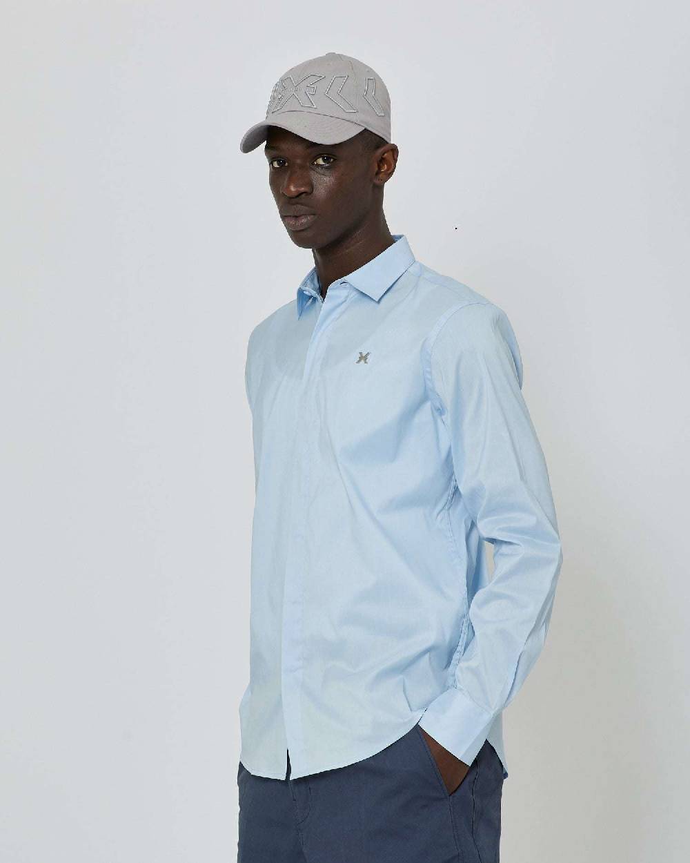 John Richmond Camicia con logo ricamato Vendita