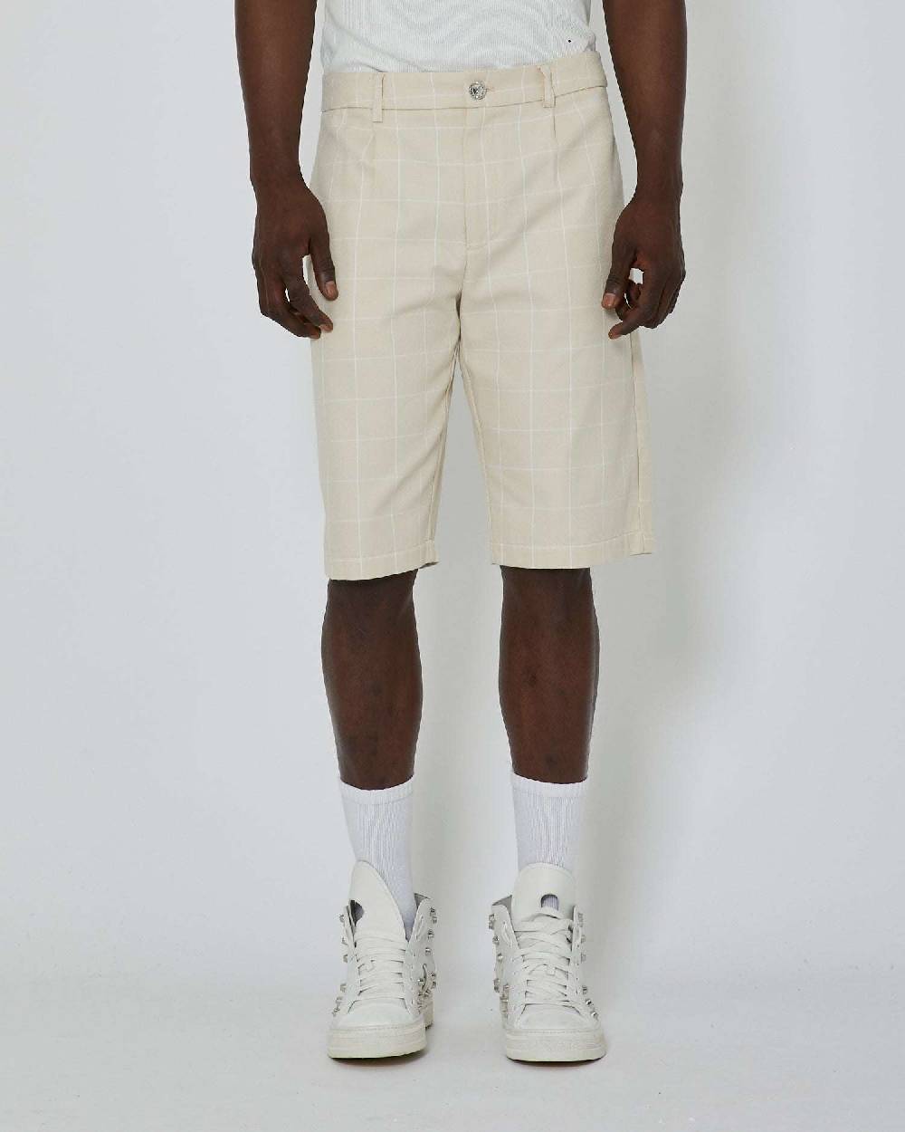 John Richmond Bermuda con pattern check Convenienza