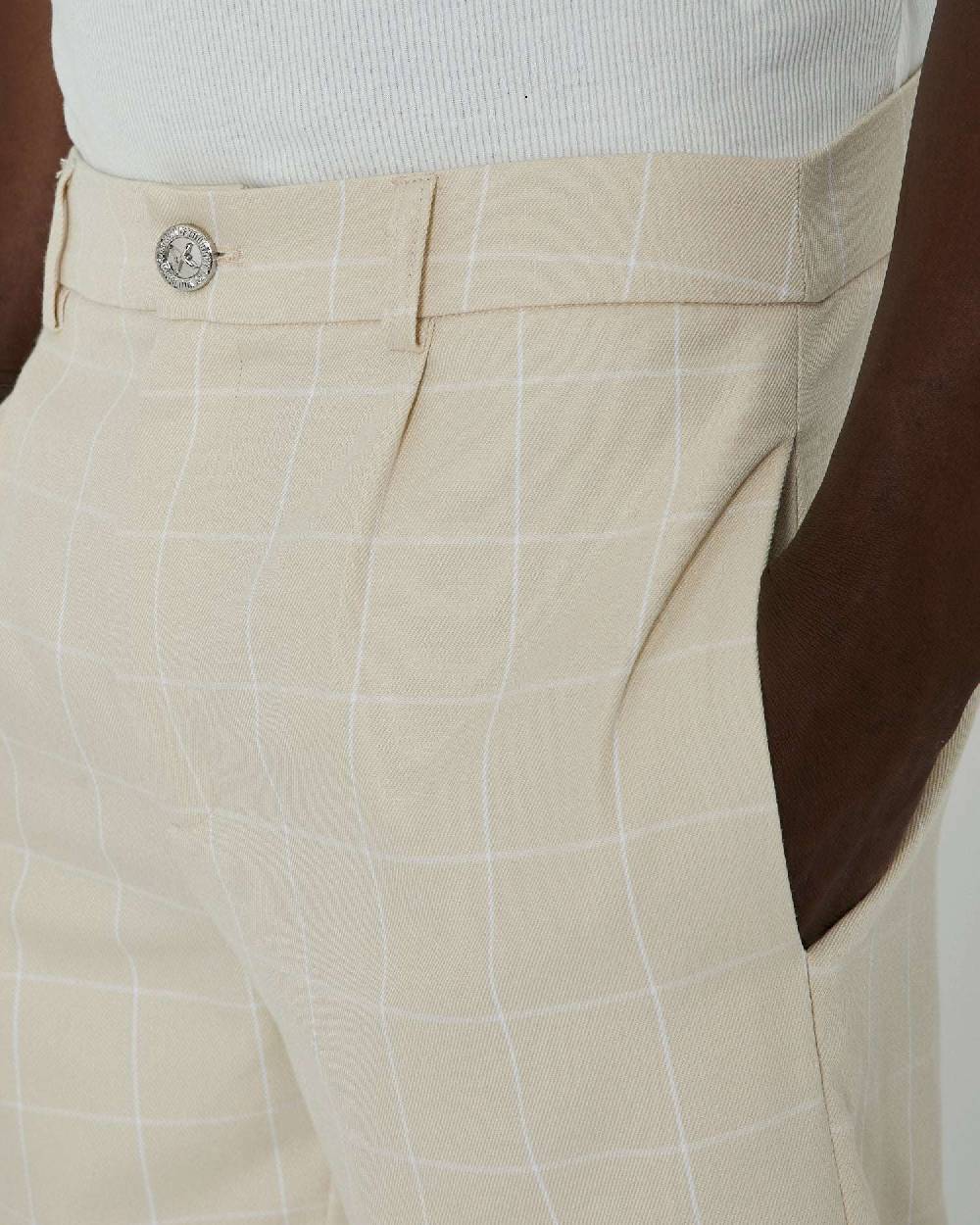 John Richmond Bermuda con pattern check Convenienza