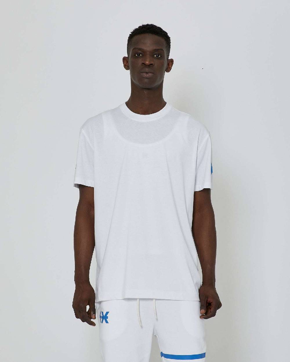 John Richmond T-shirt basic con logo applicato sulla manica Negozi Online