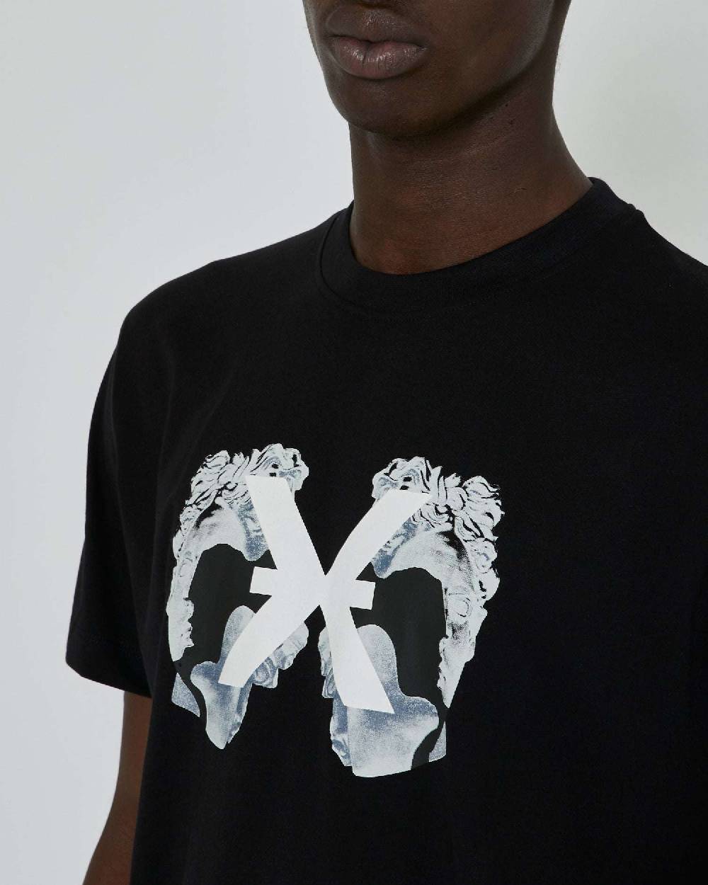 John Richmond T-shirt con grafica stampata sul davanti Consegna Veloce