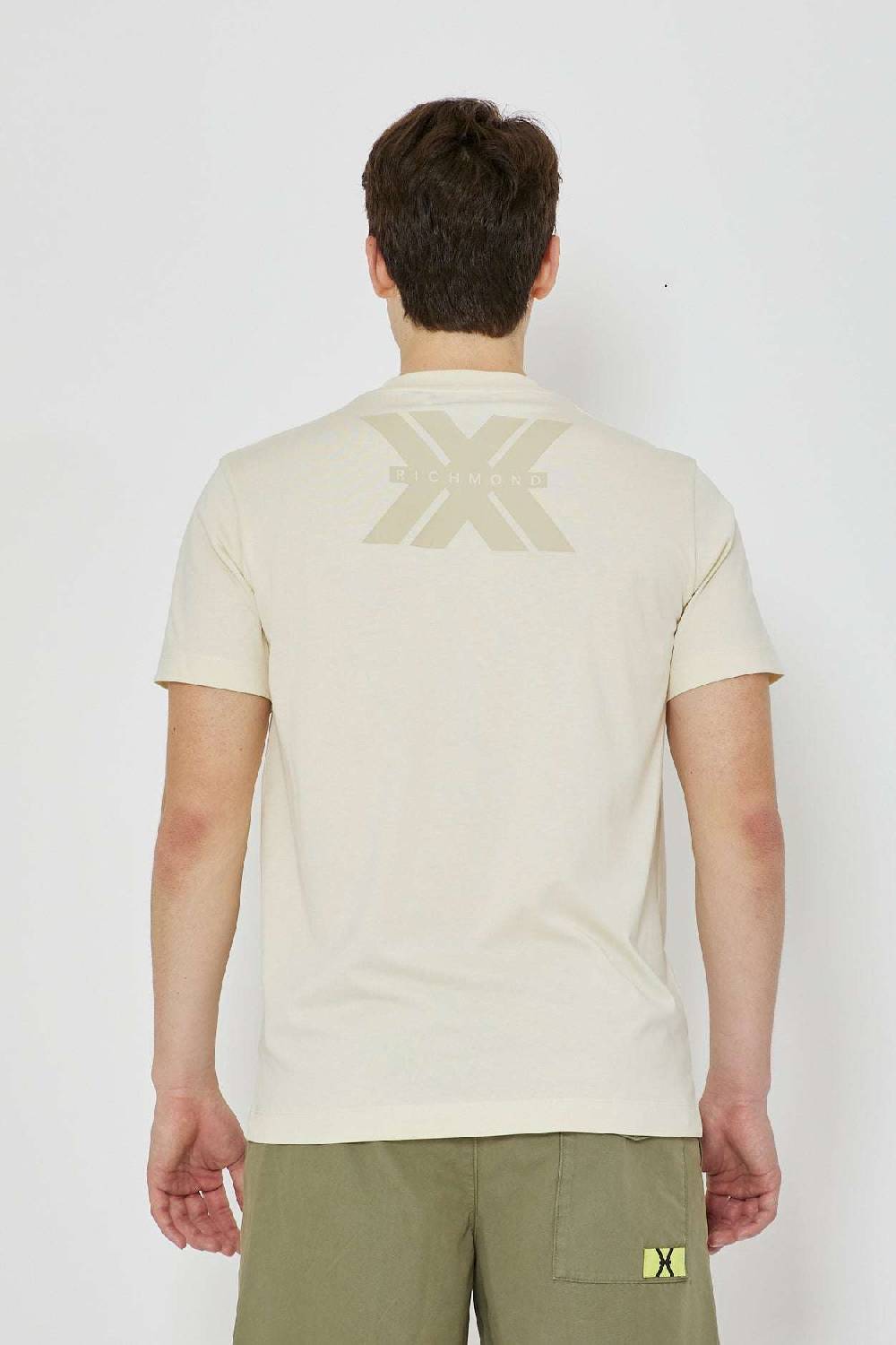 John Richmond T-shirt con logo applicato sul retro Sottocosto