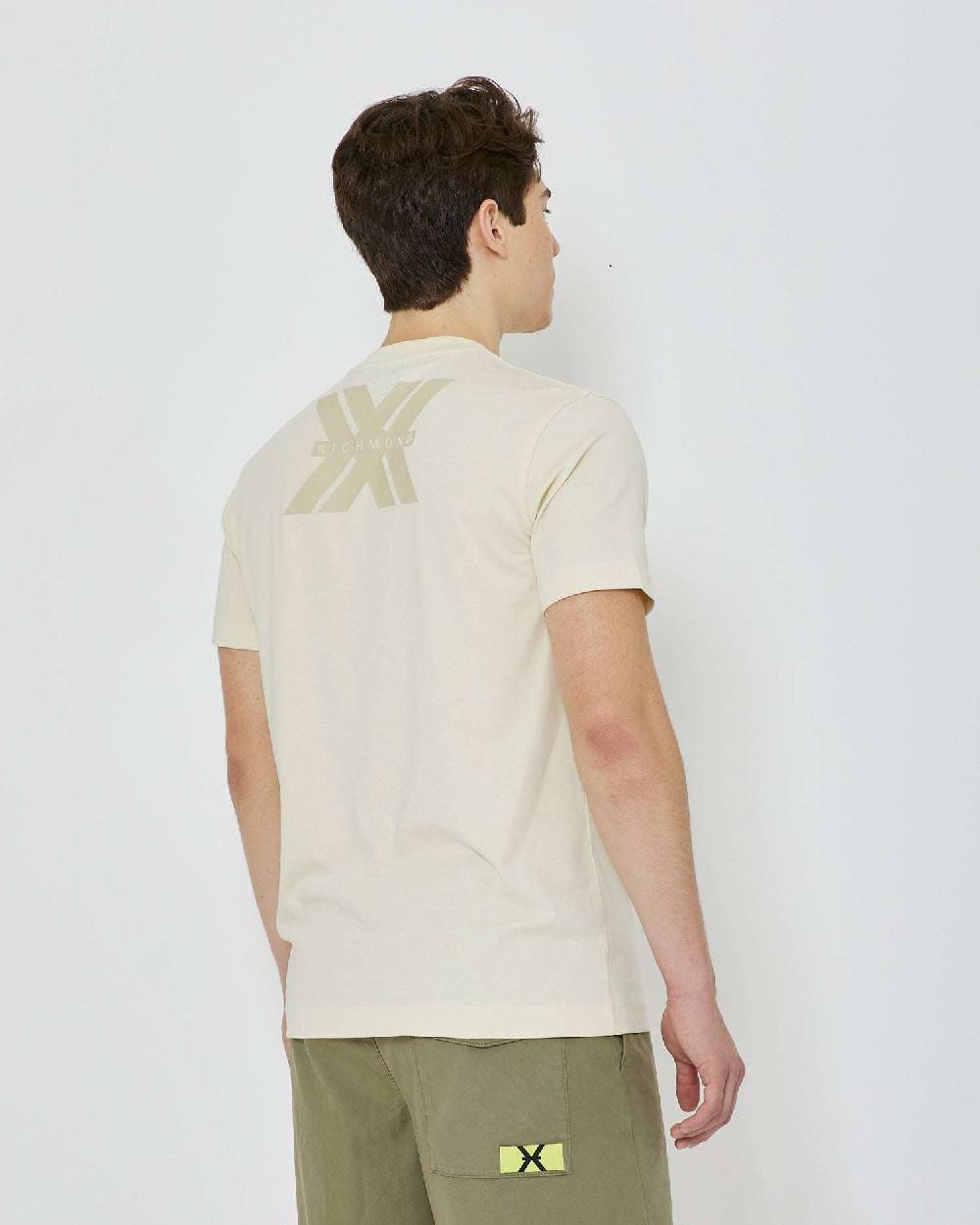 John Richmond T-shirt con logo applicato sul retro Sottocosto