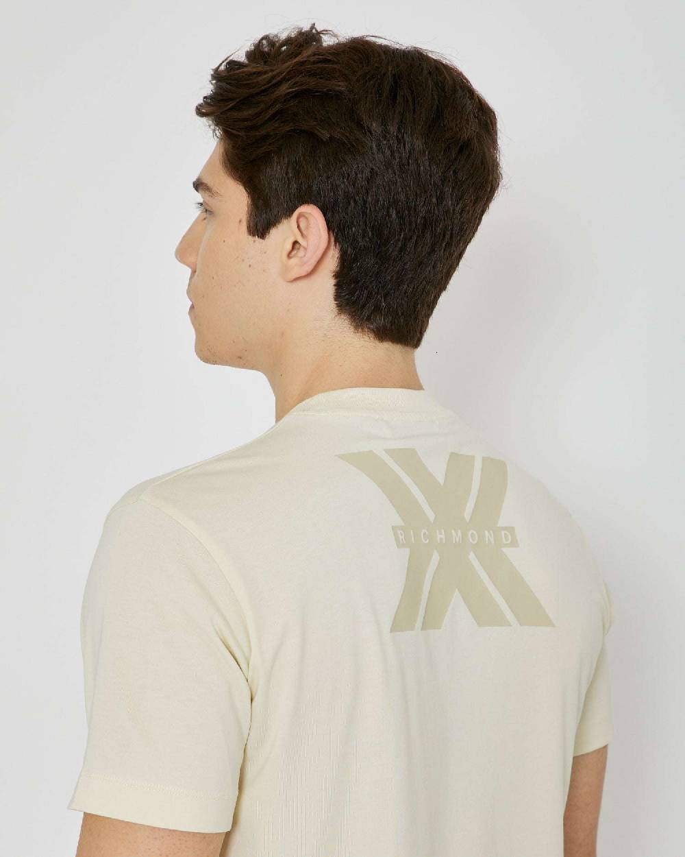 John Richmond T-shirt con logo applicato sul retro Sottocosto