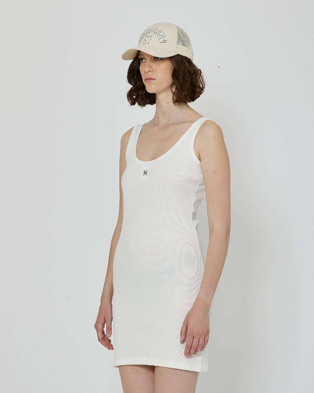 John Richmond Abito corto smanicato con logo Outlet