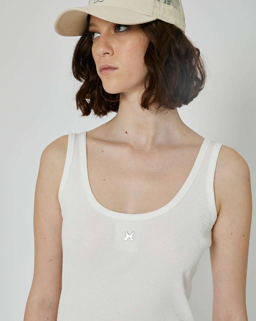 John Richmond Abito corto smanicato con logo Outlet