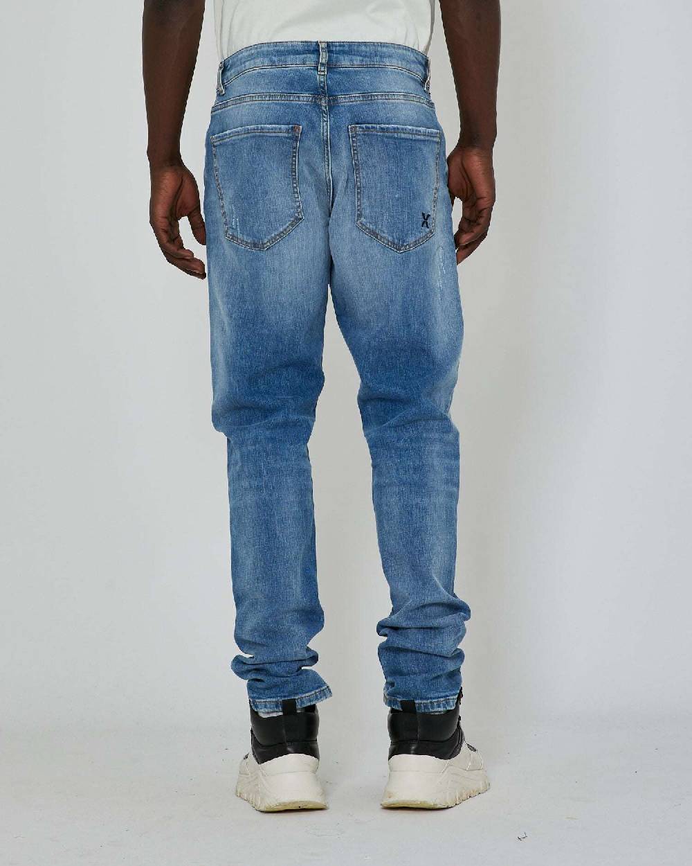 John Richmond Jeans slim con lavaggio bleaching Saldi