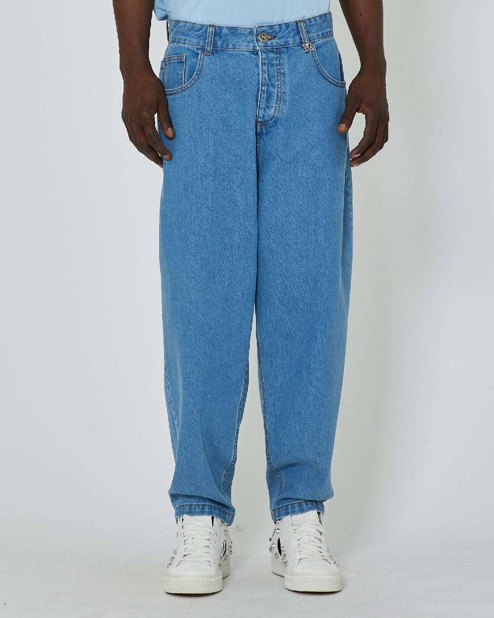 John Richmond Jeans over con logo ricamato sul retro Hotsell