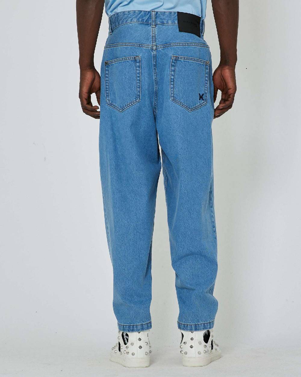 John Richmond Jeans over con logo ricamato sul retro Hotsell