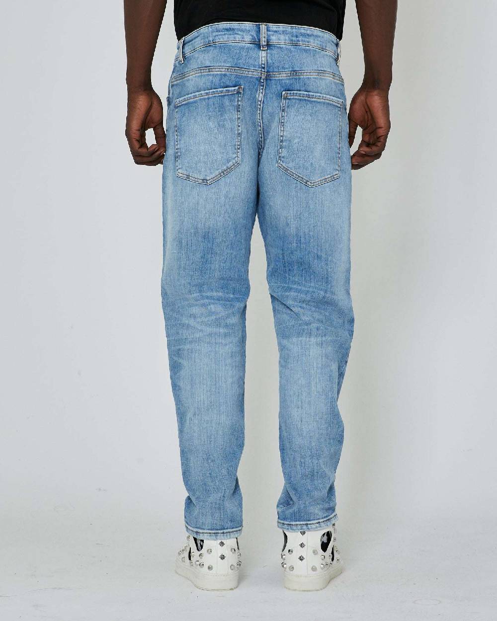 John Richmond Jeans slim lavaggio chiaro Vendita Economica