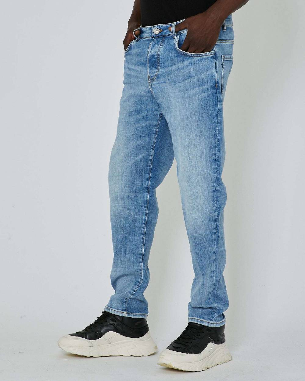 John Richmond Jeans basic lavaggio chiaro Saldi Di Fabbrica