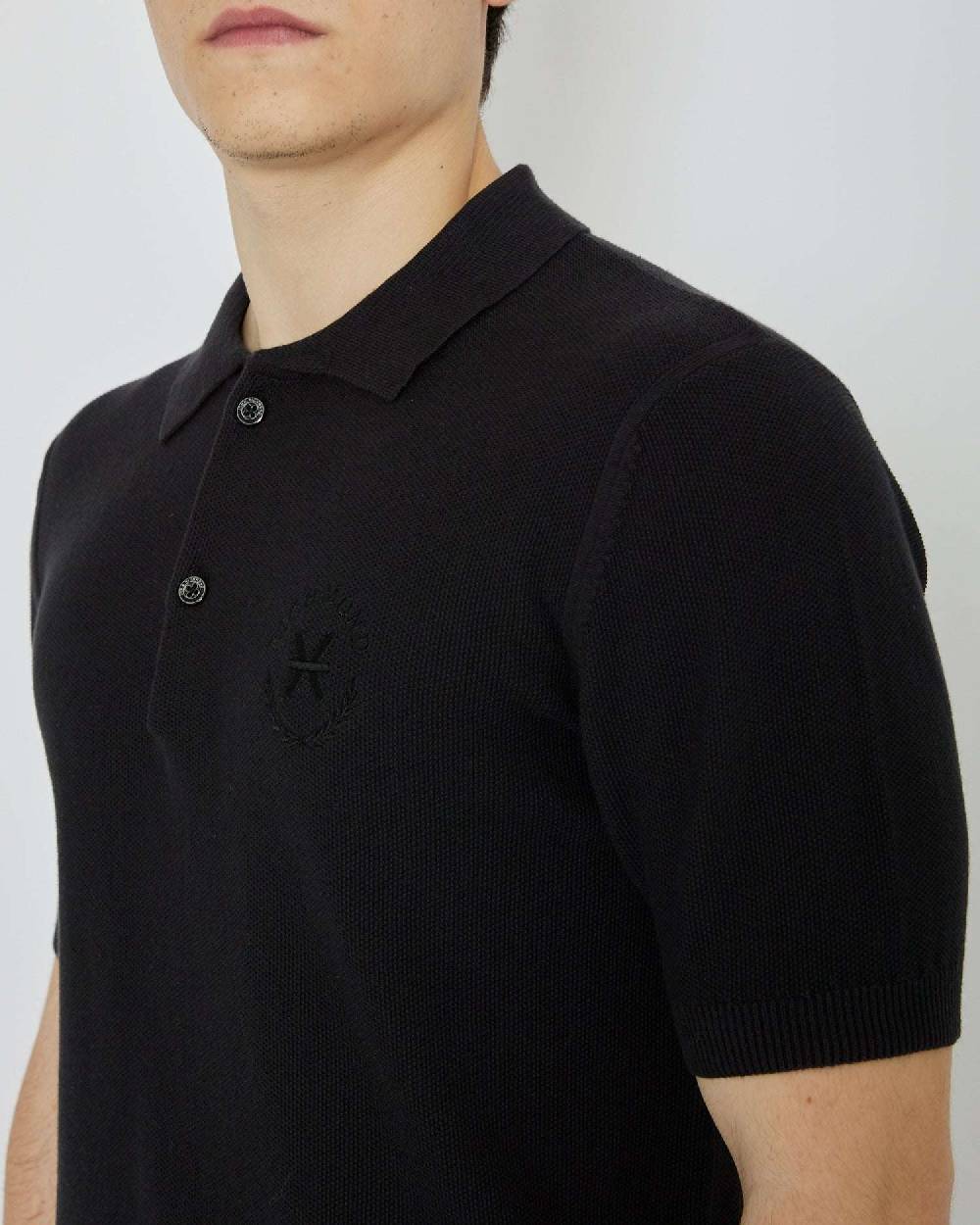 John Richmond Maglia a polo con logo ricamato sul davanti In Saldo