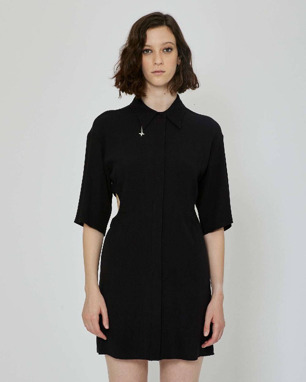 John Richmond Chemisier corto cut out Nuova