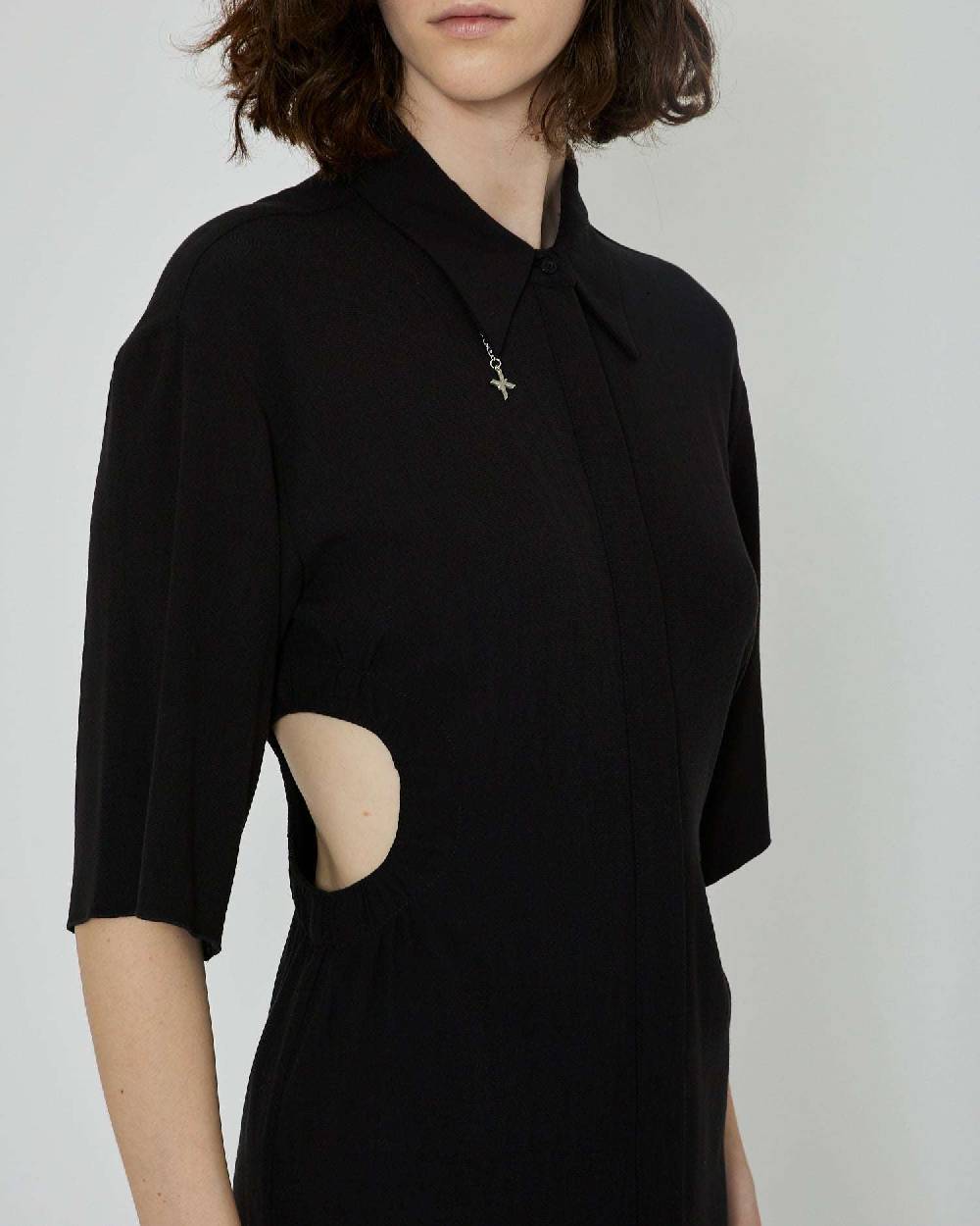 John Richmond Chemisier corto cut out Nuova