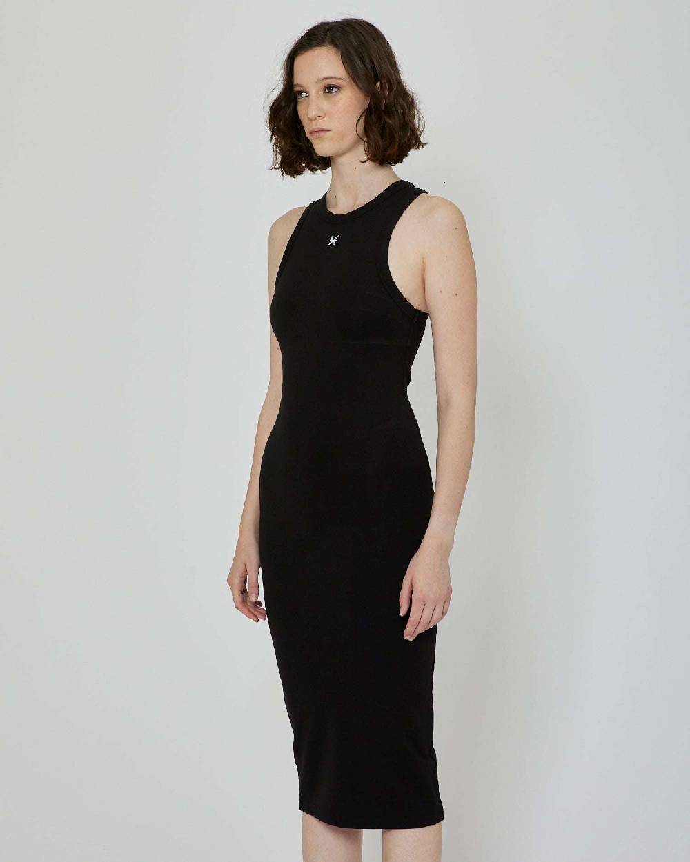 John Richmond Abito midi con logo frontale Moda