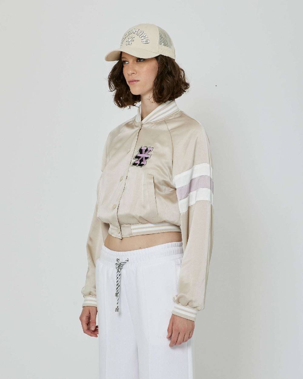 John Richmond Bomber crop con logo Richmond X Offerta San Valentino