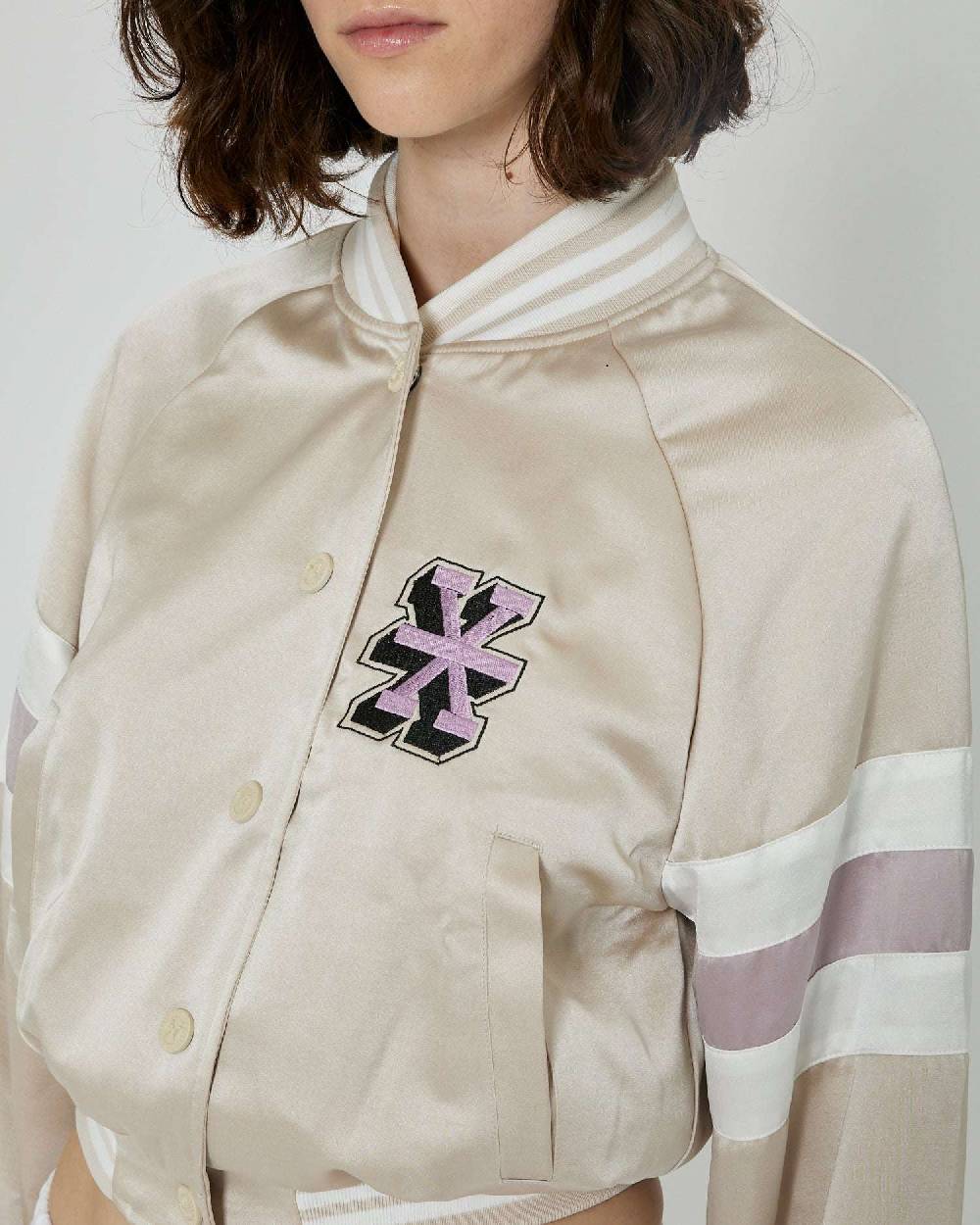 John Richmond Bomber crop con logo Richmond X Offerta San Valentino