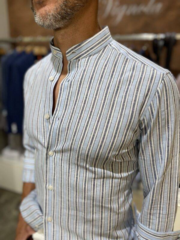 JCM Jey Coleman Camicia uomo estiva lino Luca Argentieri Qualità Garantita