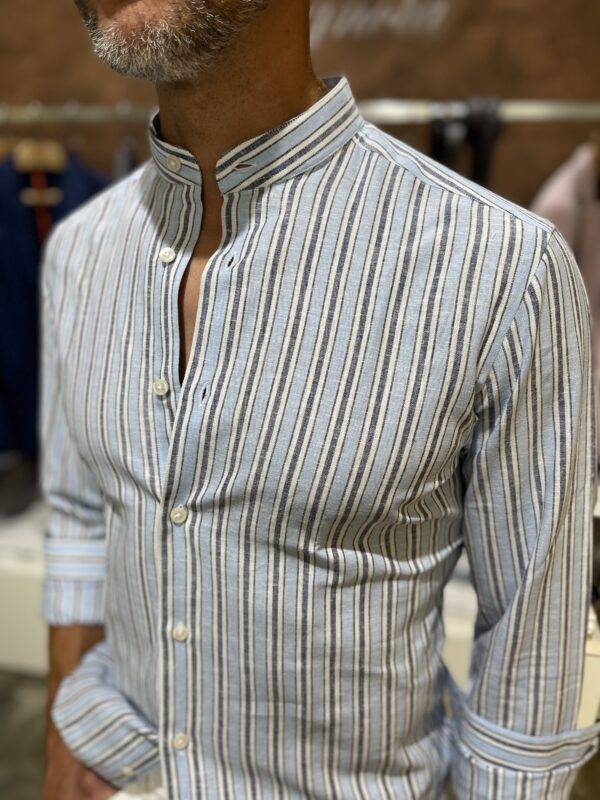 JCM Jey Coleman Camicia uomo estiva lino Luca Argentieri Qualità Garantita