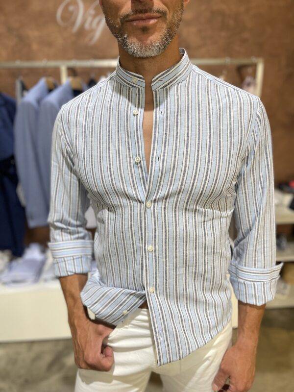 JCM Jey Coleman Camicia uomo estiva lino Luca Argentieri Qualità Garantita