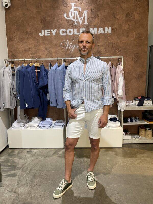 JCM Jey Coleman Camicia uomo estiva lino Luca Argentieri Qualità Garantita