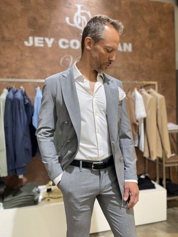 JCM Jey Coleman Pantalone uomo elegante fresco di lana Exibit Offerte