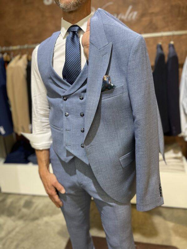 JCM Jey Coleman Abito uomo elegante con giacca gilet e pantalone Piero Giachi Saldi Di Fabbrica