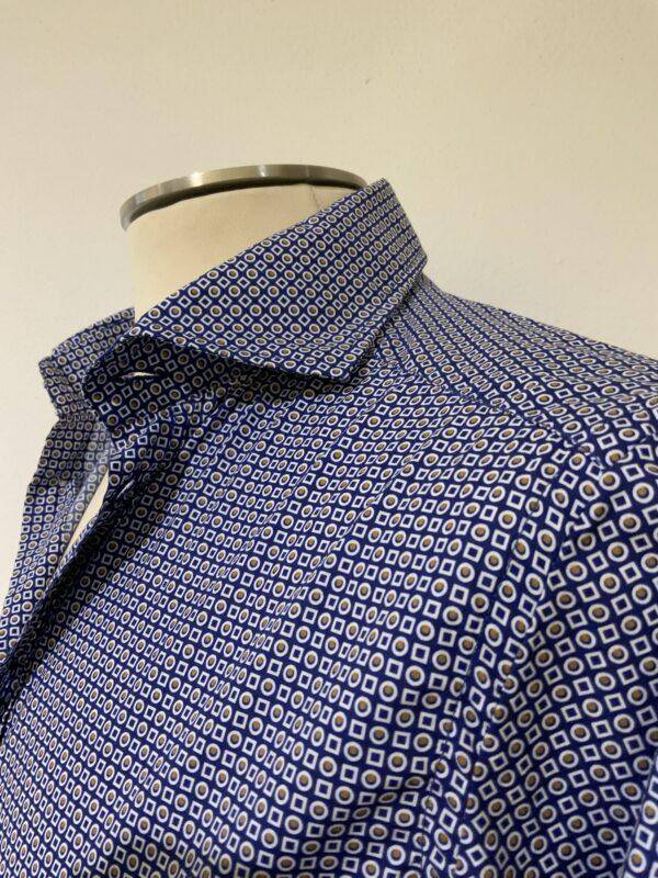 JCM Jey Coleman Camicia uomo micro fantasia Nuovo
