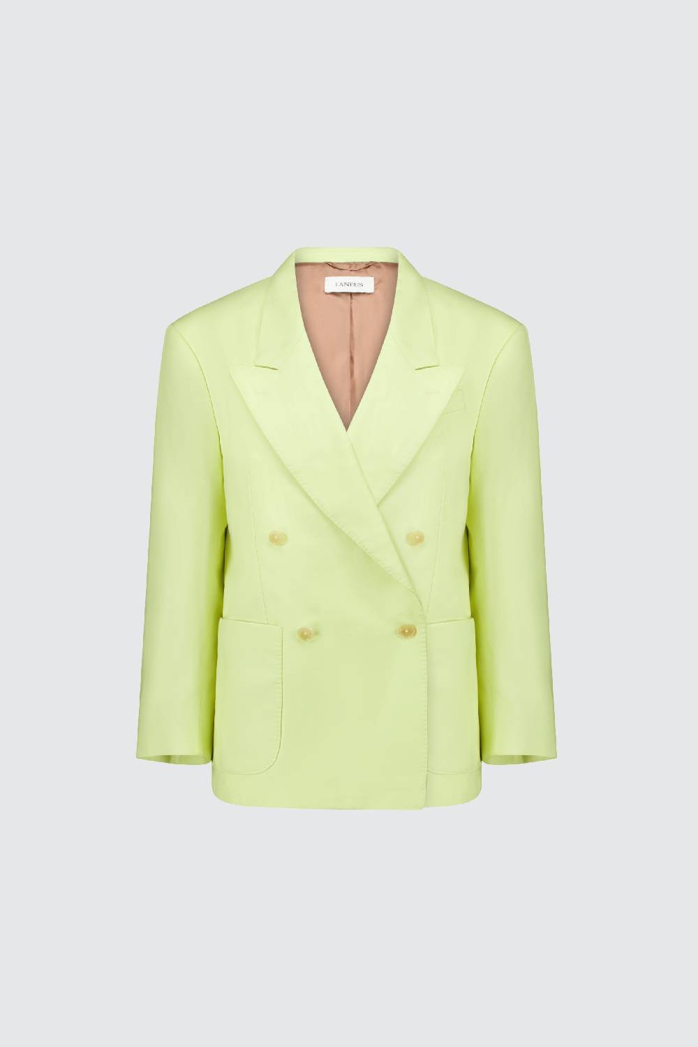 ﻿Laneus Laneus blazer yellow regular doppio petto Offerta settimanale
